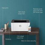 HP Laser 108w 4ZB80A A4 Best Mono Laser WiFi Printer | HP 110A Toner Printer | USB 2.0 Wireless Black & White Printer - Image 2