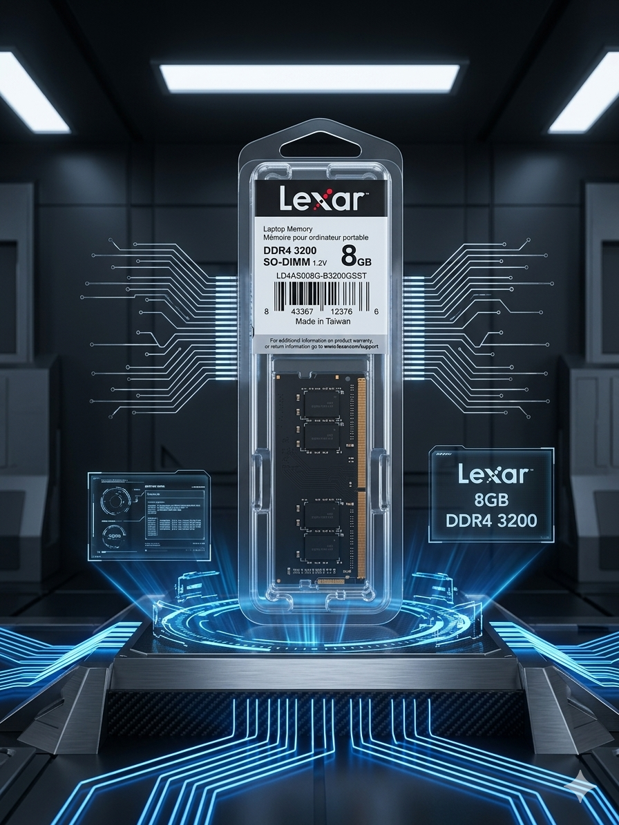 Gemini_Generated_Image_342k6h342k6h342k Lexar 8GB DDR4-3200 SODIMM