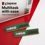 Kingston 16GB DDR4 DIMM 2666 KVR26N19S8/16 | Best Upgradable RAM