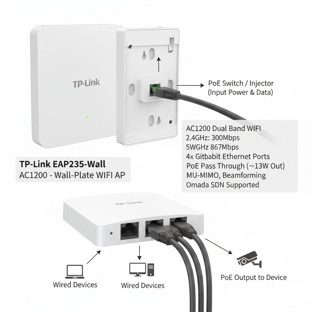 TP-Link EAP235-Wall AC1200
