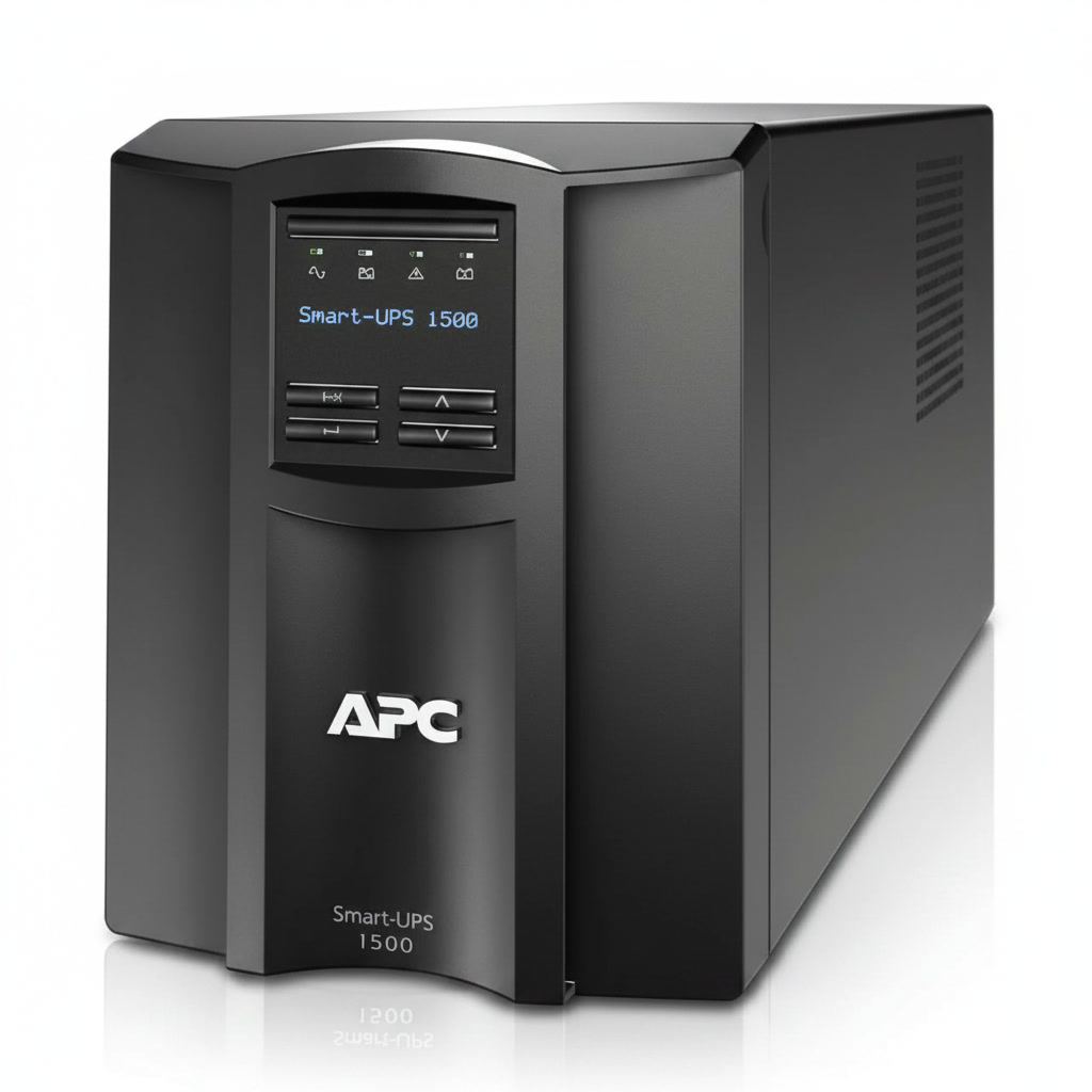 gemini-2.5-flash-image_create_with_exact_orginal_material_picture_of_APC_SMT1500IC_Smart-UPS_1500VA_for-0 (3) APC SMT1500IC Smart UPS 1500VA 1000W Best Line Interactive Tower UPS | Pure Sine Wave AC Backup Power System