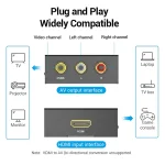 Vention AEEB0 Advanced Reliable HDMI to RCA Converter FHD - Image 2