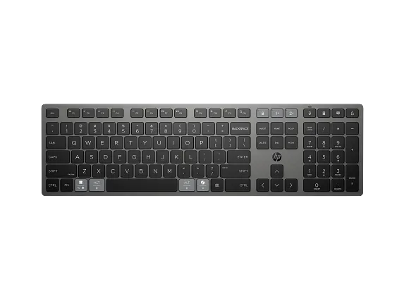 HP_725_Multi-Device_Rechargeable_Wireless_Keyboard_Black_Catalog_VisID_TopDown_GrayBG_M2869367 HP 725 9T5B2AA