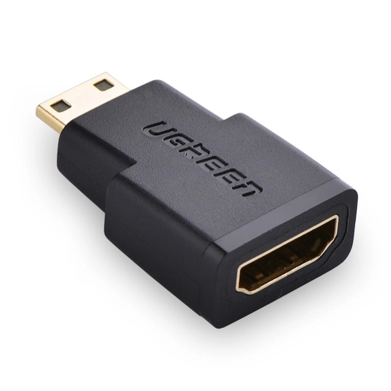 UGREEN-Mini-HDMI-Male-to-HDMI-Female-Connector-Black-20101-20101-20101-Ugreensl-1 UGREEN 20101