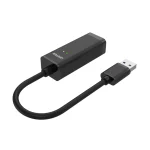 Unitek Y-3470BK USB 3.0 to Gigabit Ethernet adapter delivers 10/100/1000Mbps wired networking, Plug & Play operation, and reliable high-speed USB 3.0 connectivity.