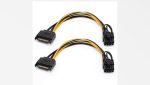 SATA 8-Pin Video Card Power Cable Professional Reliable for GPUs - Image 2