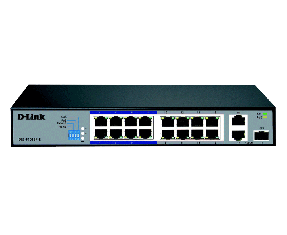 DESF1016PEmain D-Link DES-F1016P