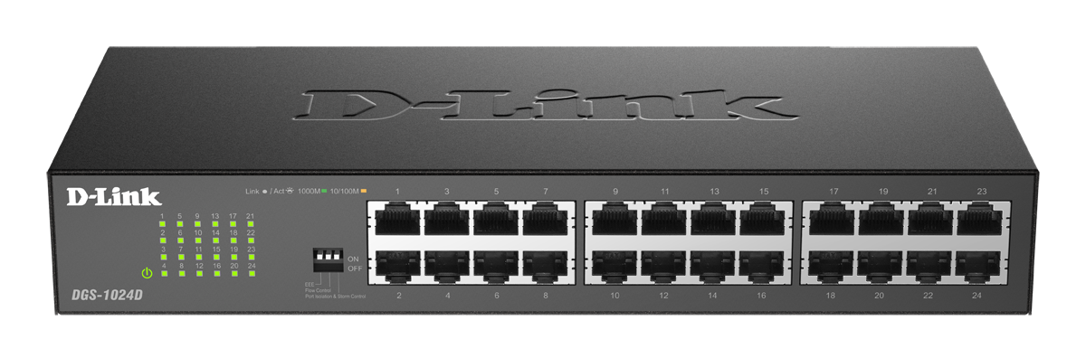 DGS1024DJ1Image LFront D-Link DGS-1024D
