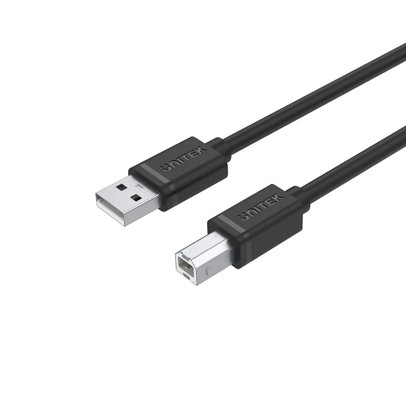 USB2.0USBA_M_toUSBB_M_Cable_1 UNITEK USB 2.0 to USB-B