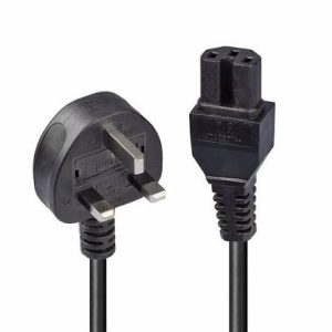 C15 UK Plug Power Cord